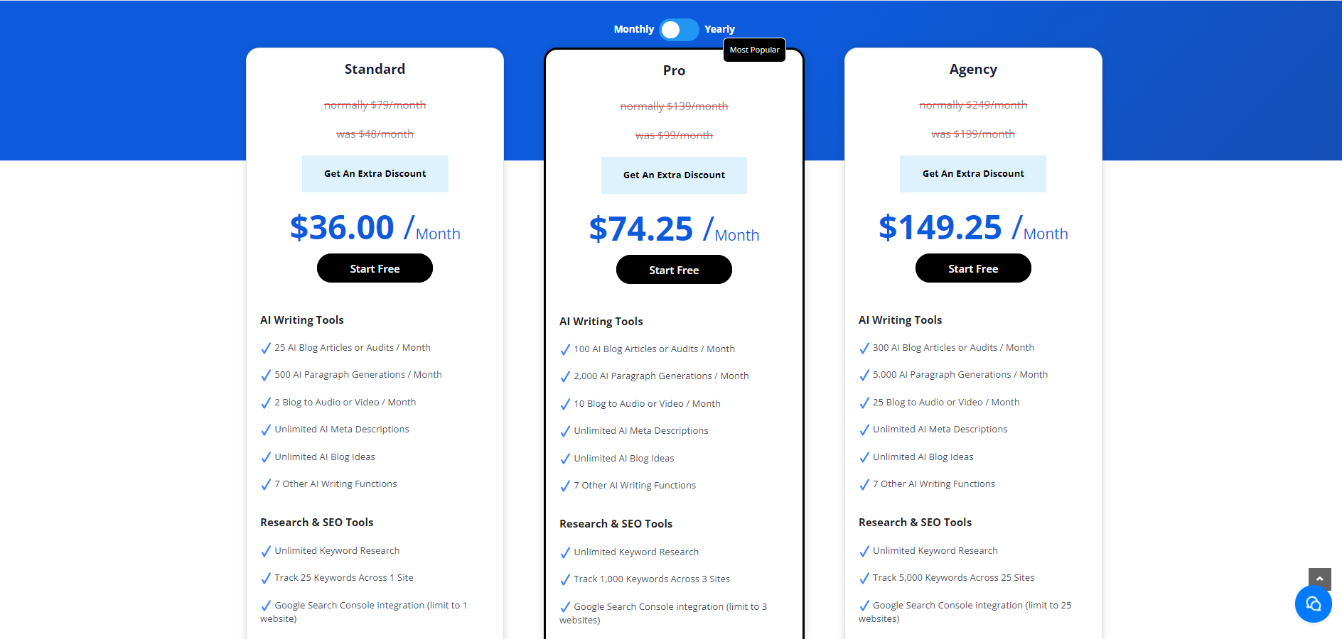 Pricing Plans