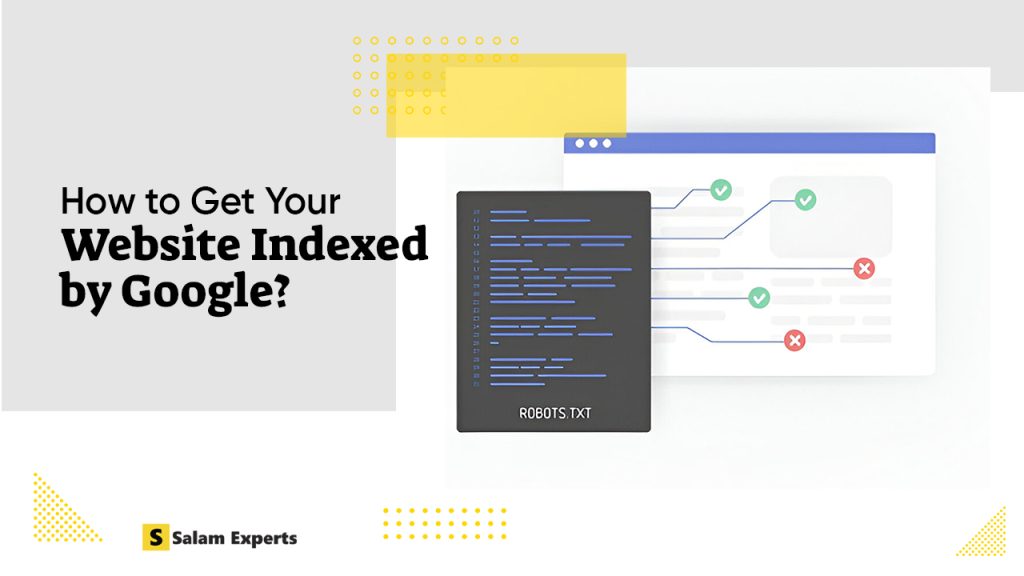 how to get a website indexed in Google, with a focus on technical SEO and sitemap submission.