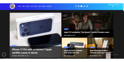 Apfelpatient.de 6 Apple Vision Pro, Apple Watch, and Apple TV content from a WWDC 2025 highlights page.